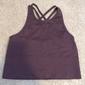 Crop top workout tank top